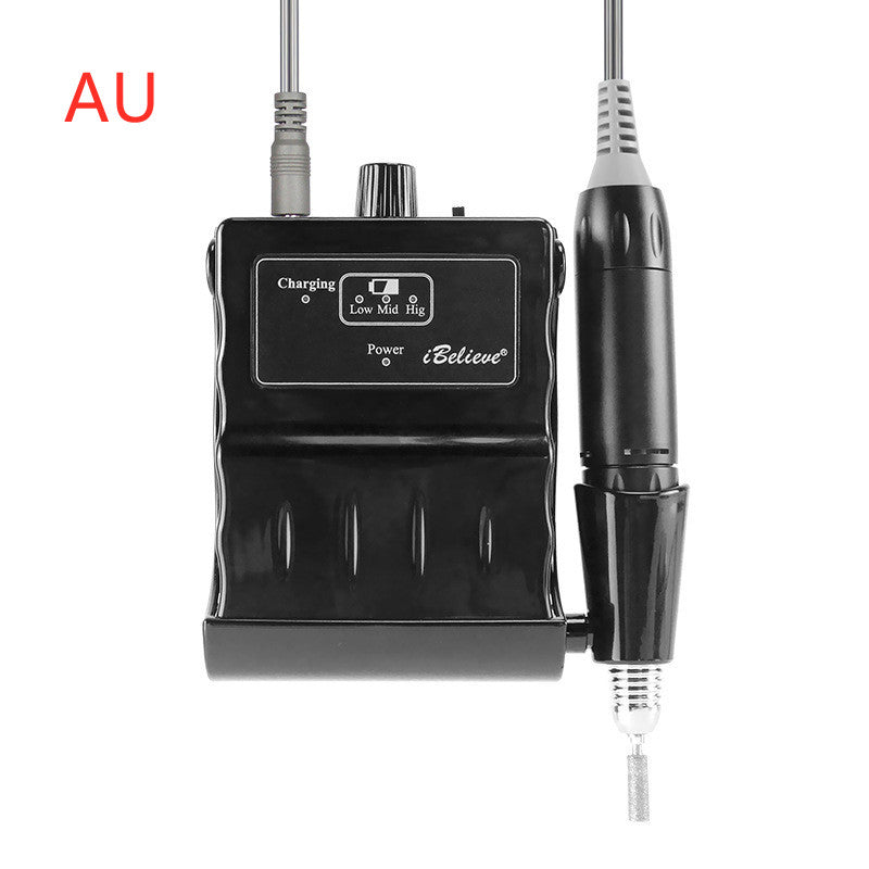 Electric Nail Drill - 18W Rechargeable Polisher Kit