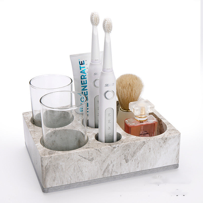 Electric Toothbrush Rack Bathroom Storage Resin Organizer