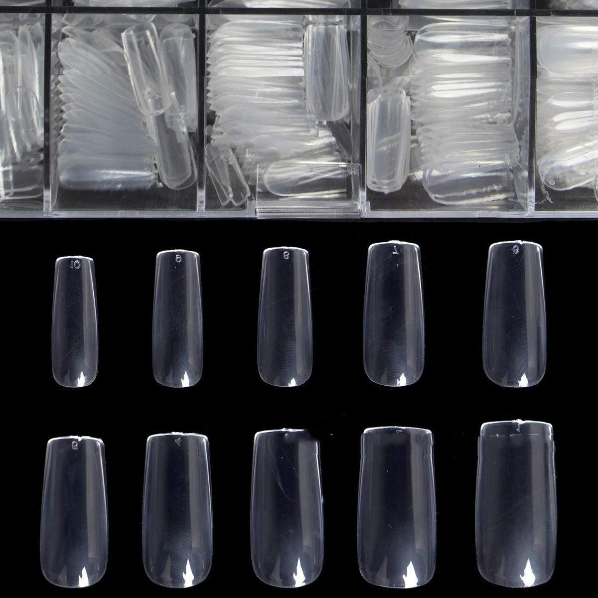 Traceless Nail Tips - 500 Piece Manicure Kit