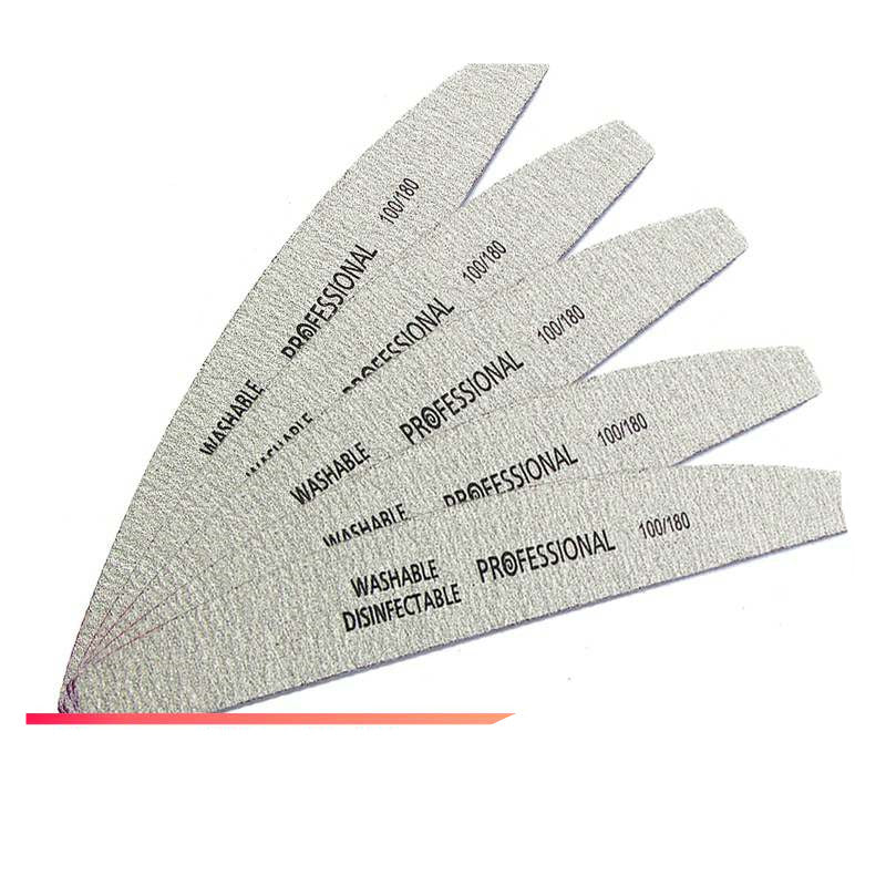 5Pcs Nail File Buffer Set 100/180 Grit Pedicure