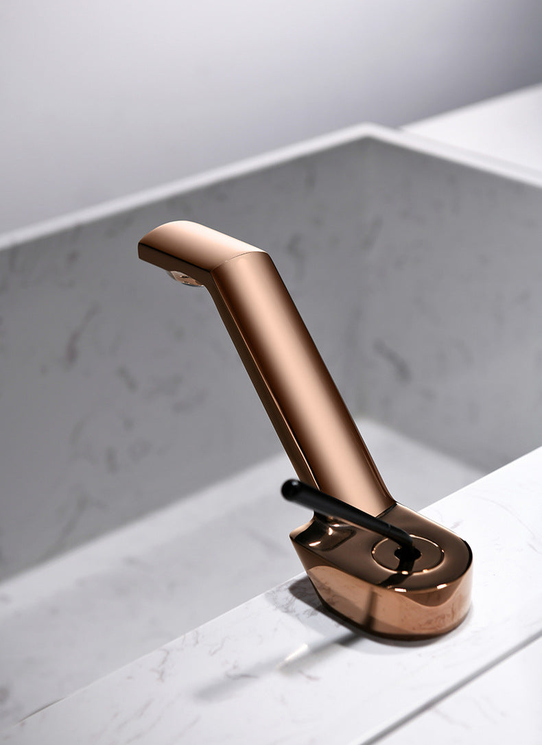 All-Copper Hotel Undercounter Washbasin Faucet with Modern Style