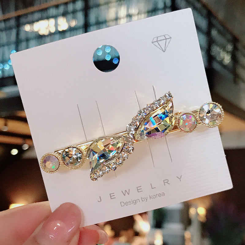 Rhinestone Side Clip Hair Pin - Multiple Colors
