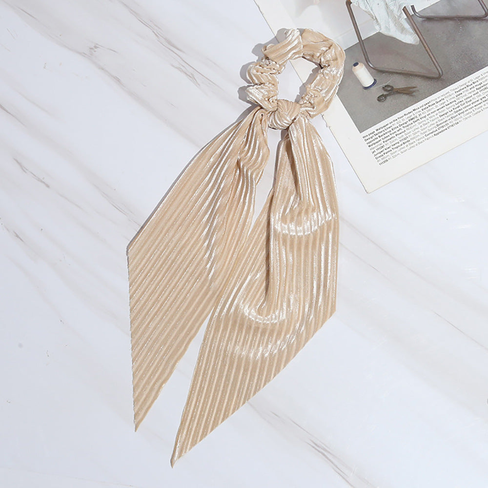 Corduroy Long Streamer Hair Accessory Women’s Headband or Hair Band