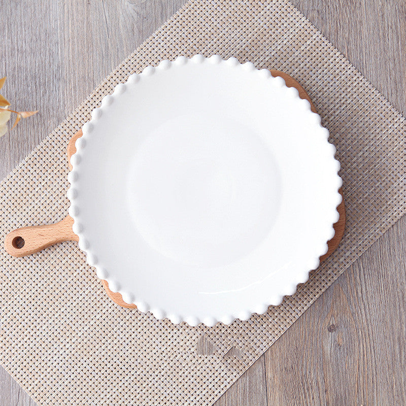 Creative Ceramic Bowl & Plate Set | Irregular Shape Kitchen Dinnerware