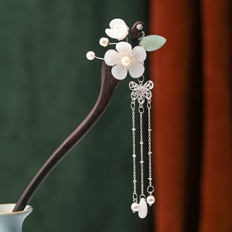 Wooden Hairpin - Retro Chinese Hanfu Style