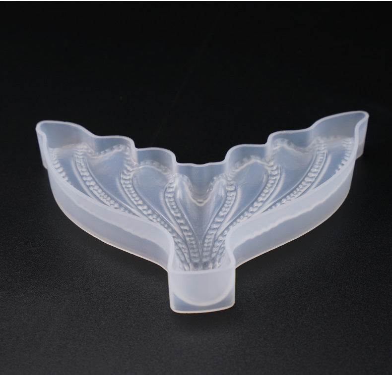 Crystal Epoxy Fish Tail Mold - 3D Silicone Cake Mold for DIY Crafts