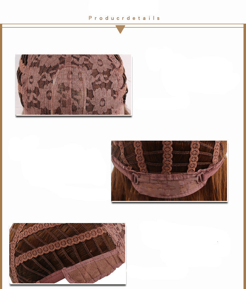 Short Straight Wig - High Temperature Silk Hair
