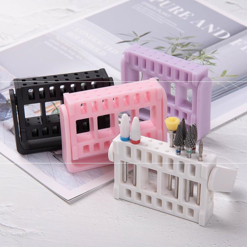 Nail Art & Tool Organizer Display Base Pen Holder for Polishing Machines