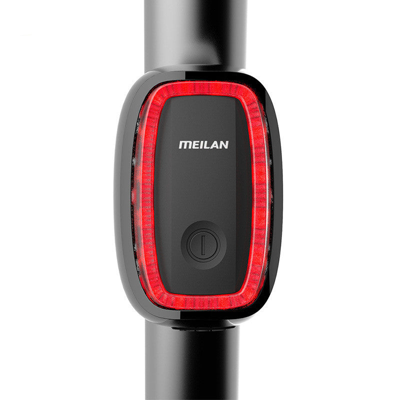 Wireless Bicycle Rear Light with Remote Control - Black
