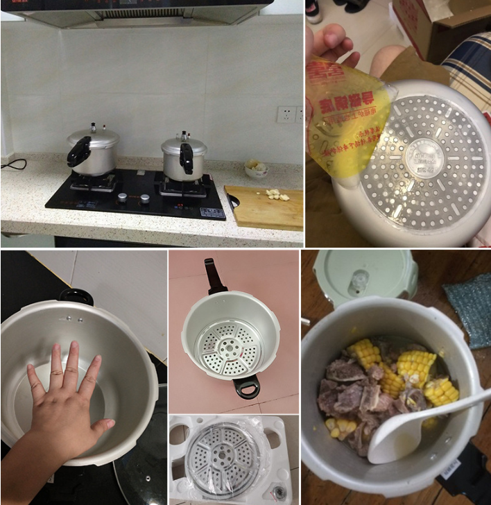 Double Happiness Pressure Cooker Household Gas Explosion-Proof 16-32cm