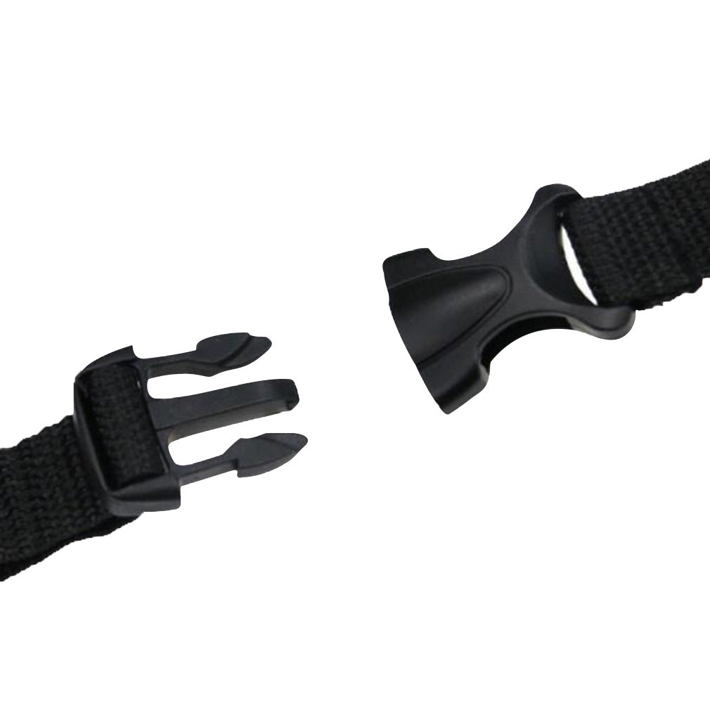 Travel Foot Hammock for Airplane & Long Trips - Fatigue Relief, Adjustable Black