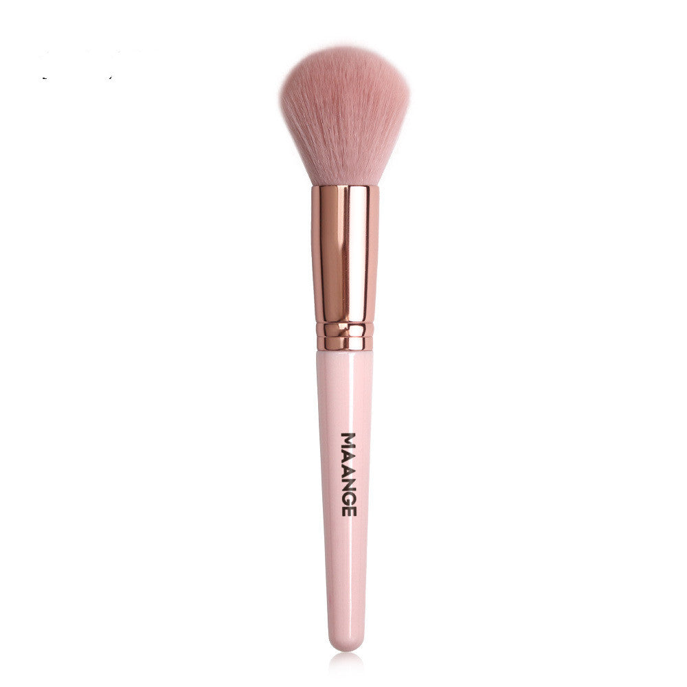 Pink Makeup Brush Set for Face and Eyes - 18 Professional Cosmetic Tools