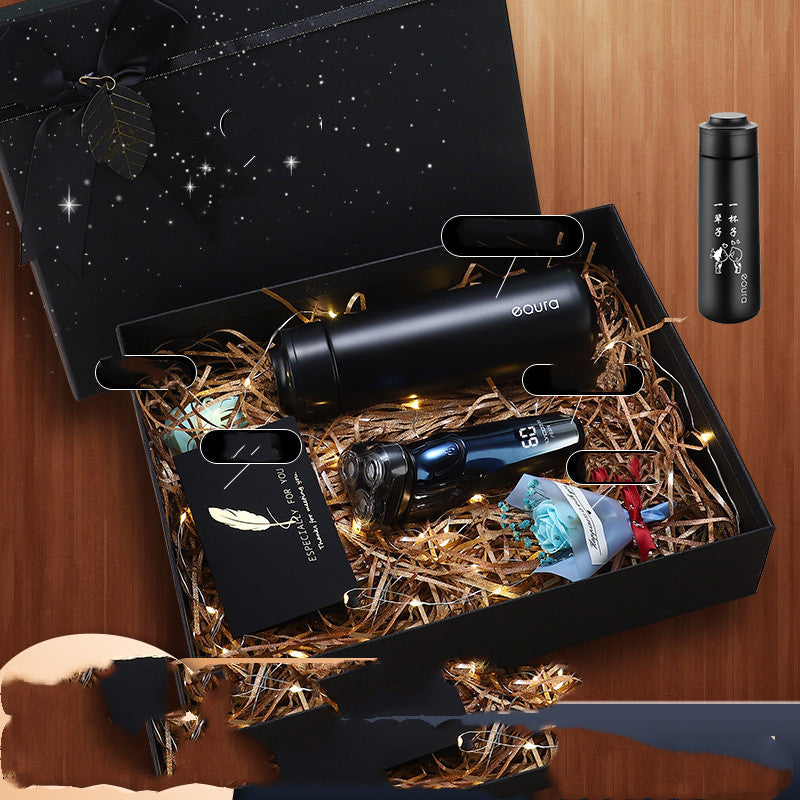 Rotary Electric Shaver with 3 Cutter Heads, Rechargeable