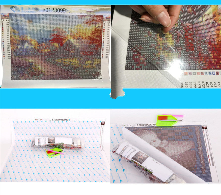 Diamond Painting Kit Buddha Statue Cross Stitch Art Craft 30x40cm 25x25cm 30x30cm