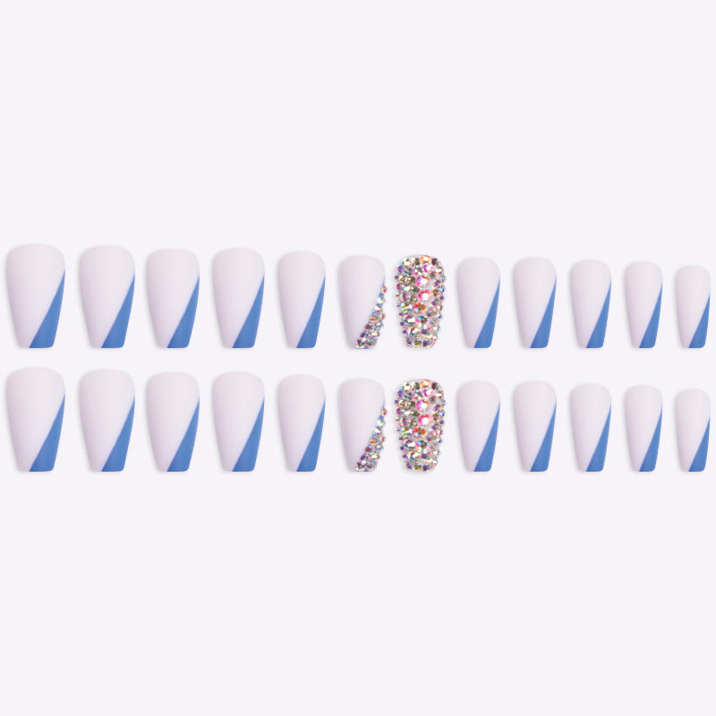 Blue Ballet French Manicure Nail Sequins - 5g