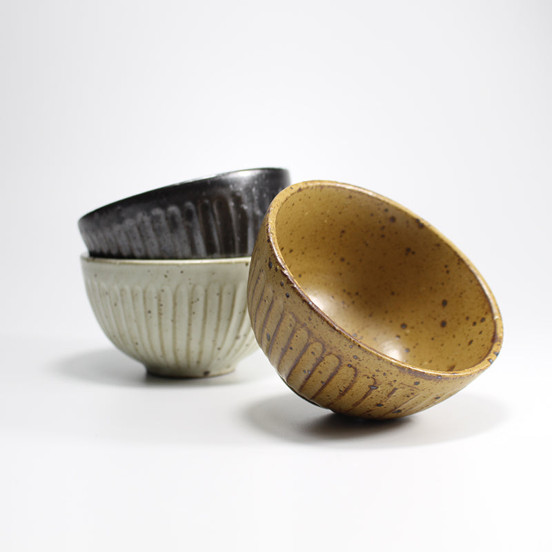 Ceramic Rice Bowl Set - Household Stoneware Dinnerware for Kitchen & Dining