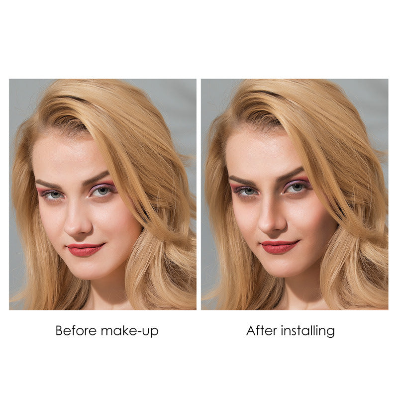 Two-Color Highlight Trimming Disc Shadow Silhouette Glitter Nose Shadow Highlighter Set