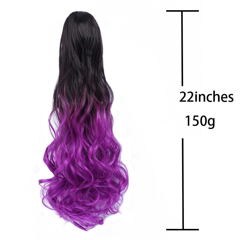 Clip-On Wavy Ponytail Hair Extension - Synthetic Claw