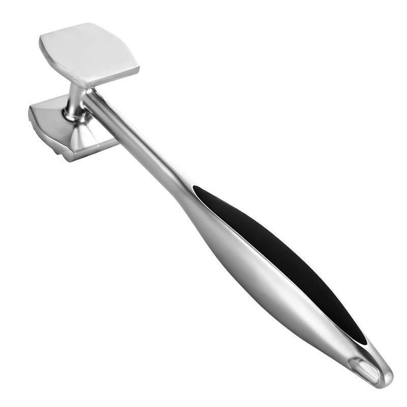Kitchen Meat Hammer Zinc Alloy Cooking Tool - Silver