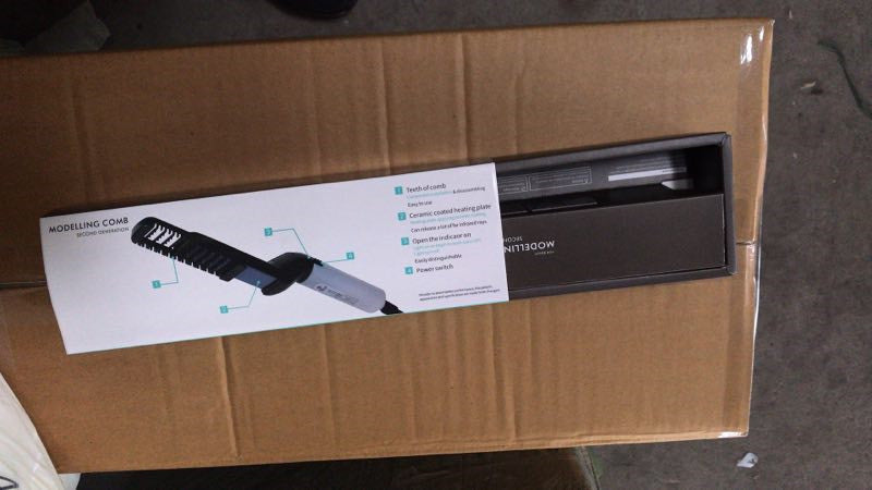 Electric Hair Straightener Comb - Wet & Dry Styling