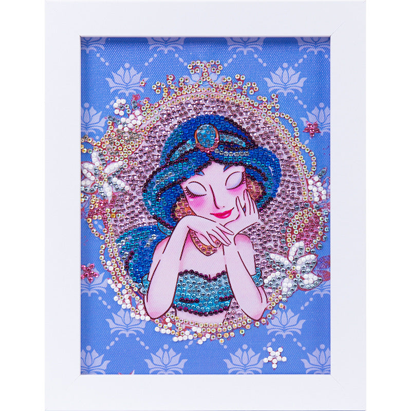 Diamond Painting Kit for Kids Princess Cartoon Art Home Decor & Gift - Multiple Styles