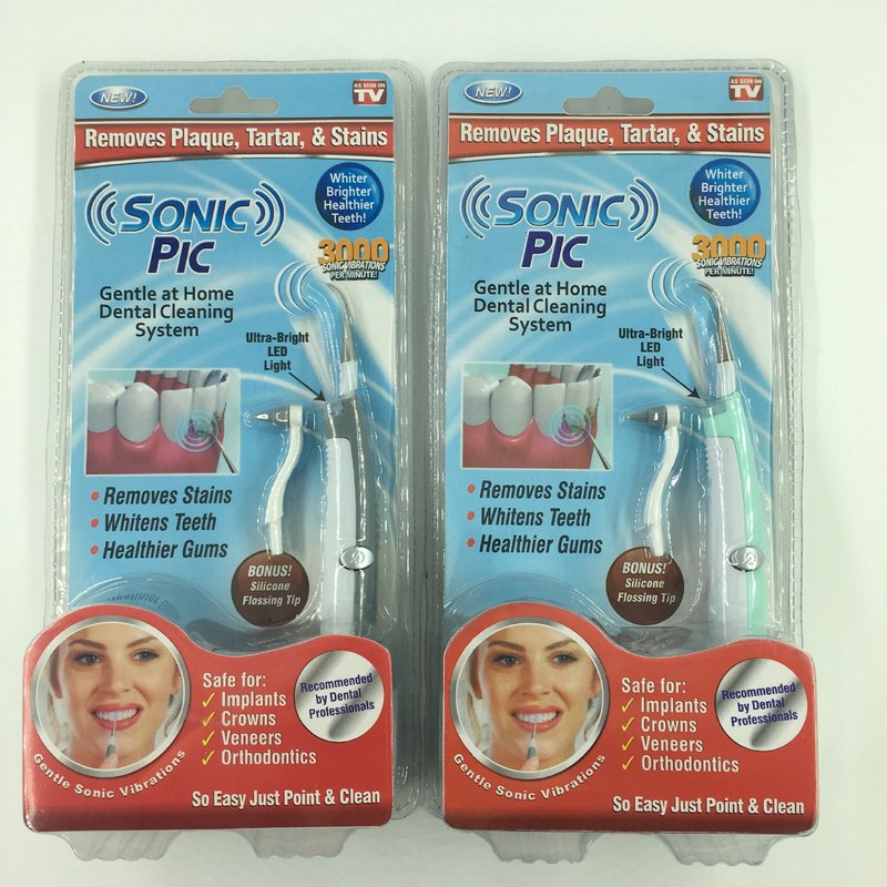 Electric Dental Calculus Remover for and Plaque Removal - Green