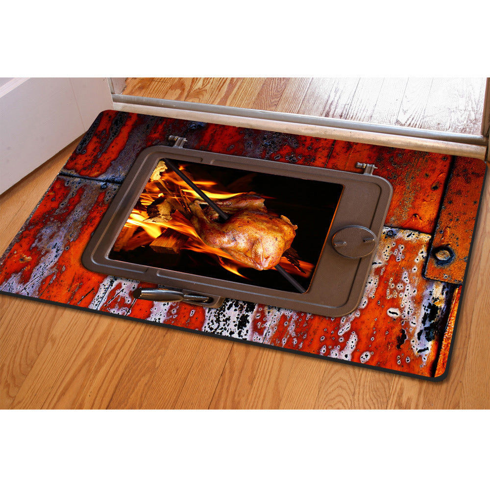 Multi-Purpose Rubber Door Mat for Kitchen & Dining Entrance 40x60cm