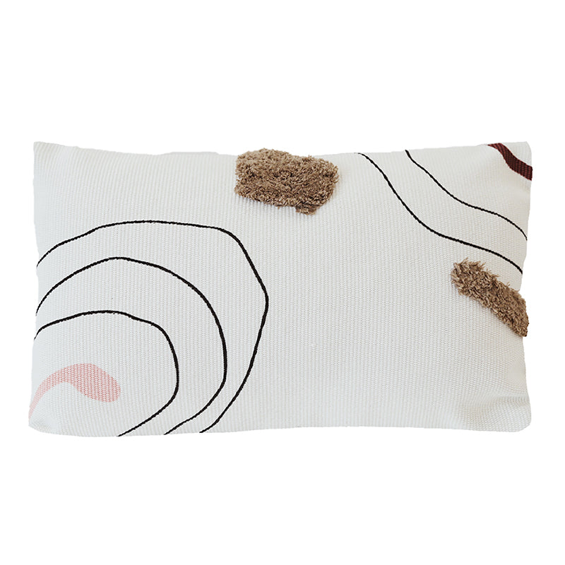 Abstract Line Tufted Square & Waist Pillow Cushions - Home & Garden