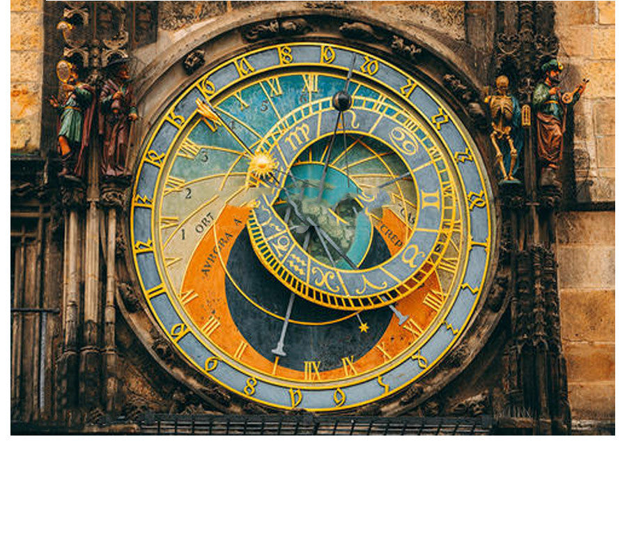 Diamond Embroidery Color Clock Picture Rhinestone Painting Cross Stitch Kit