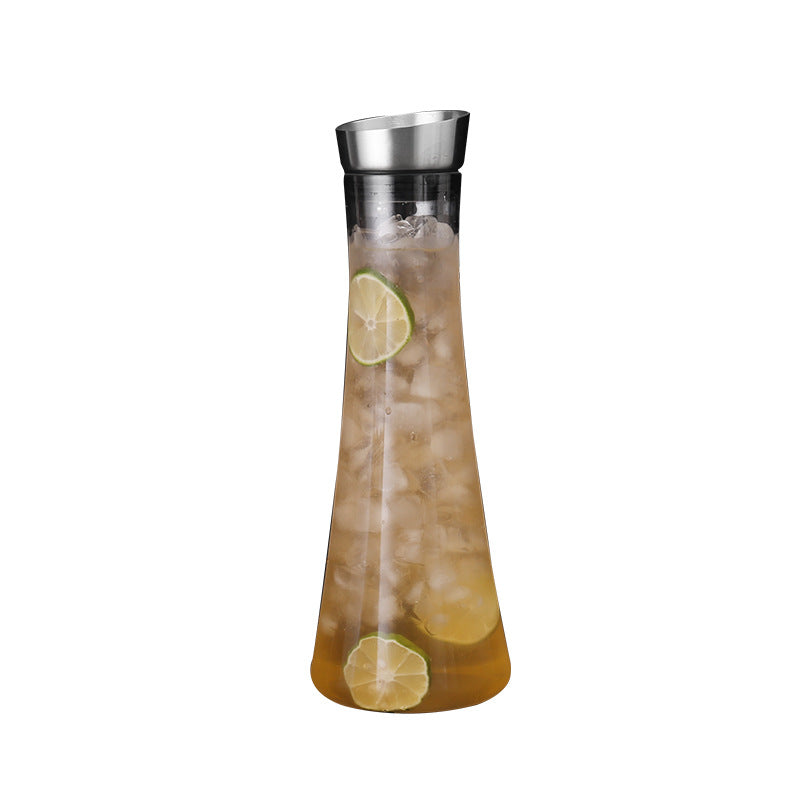 Stainless Steel Lid Cold Kettle with Acrylic Body 600ml to 1.6L - Home & Garden