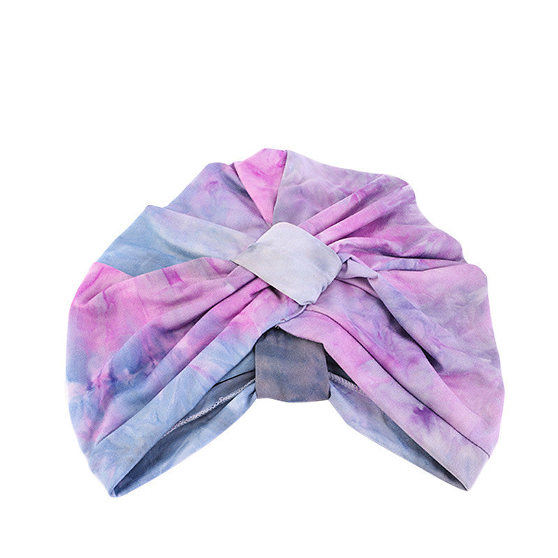 Tie Dye Turban Hat - Ethnic Style