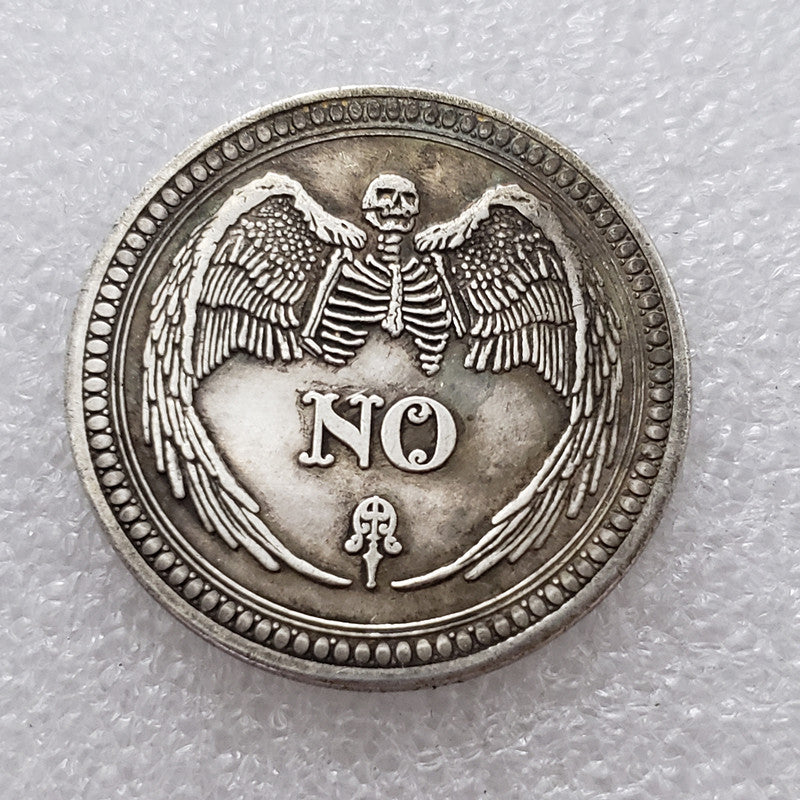 Silver Coin Collectible - Brass Silver Plated Memorabilia, 1 Piece