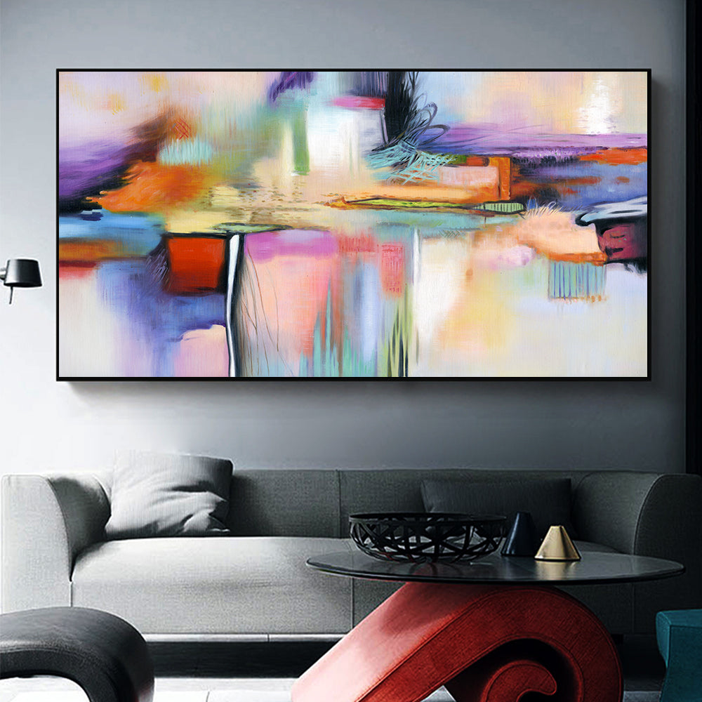 Modern Abstract Canvas Wall Art for Living Room Decor - Multiple Sizes