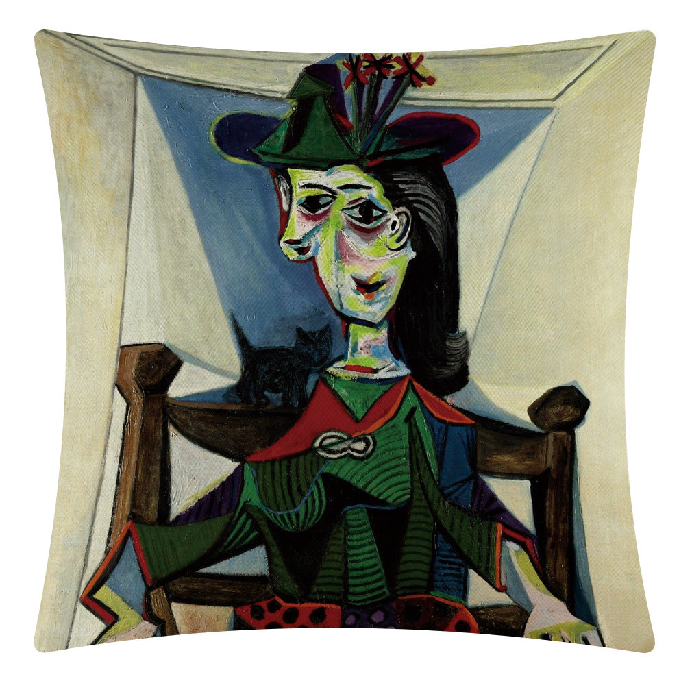 Home & Garden Linen Car Pillow Sofa Cushion Cover - Multiple Colors