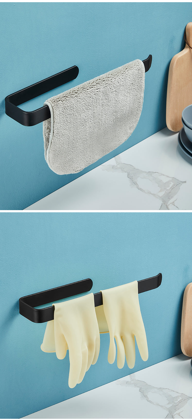 Wall-Mounted Blotting Paper Roll Storage Rack for Kitchen & Home