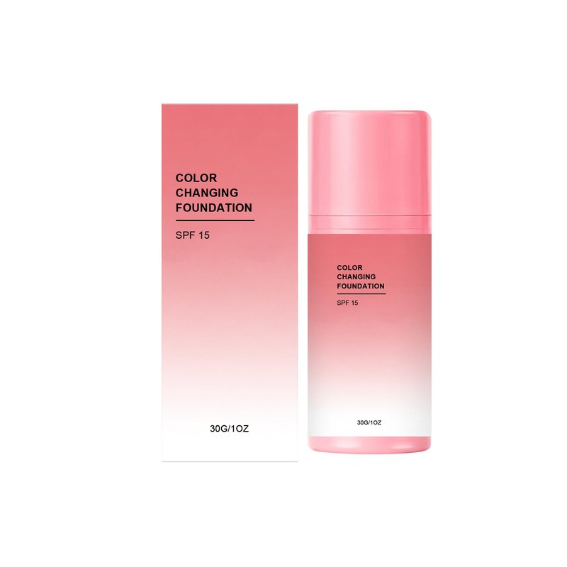 Color Changing Foundation 30g - Skin Tone Correcting Face Makeup