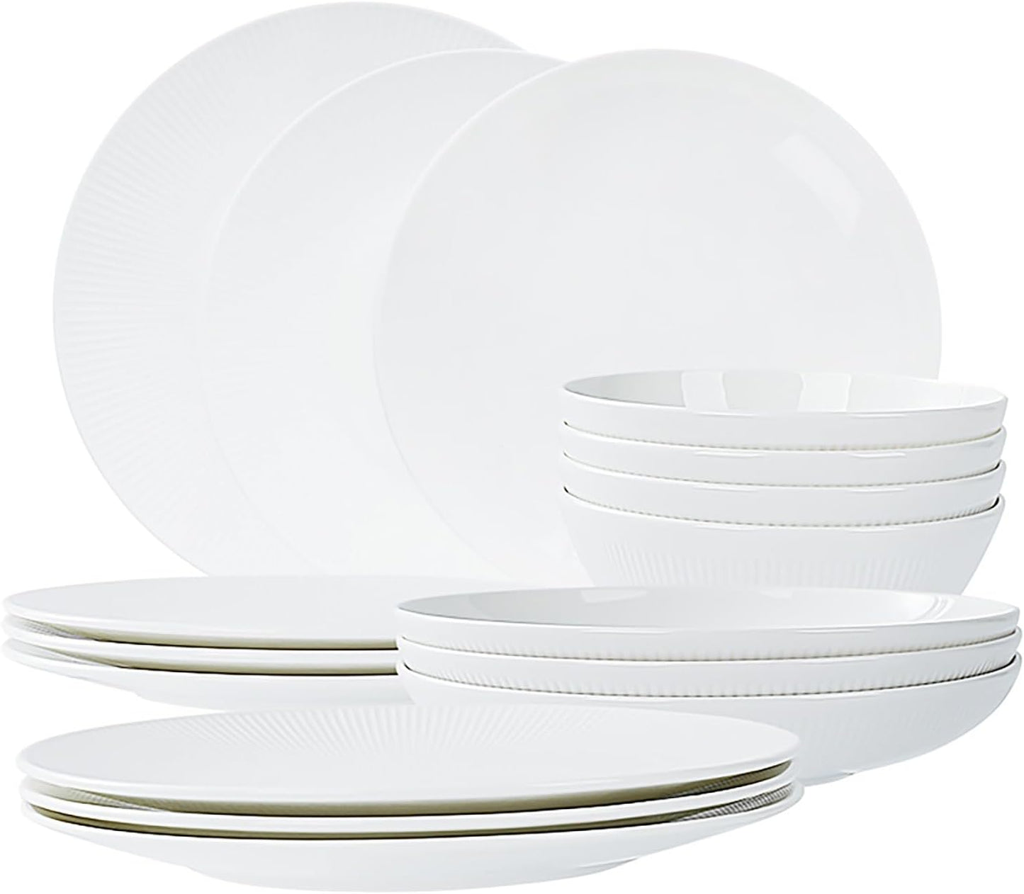 Dandilion 16-Piece Bone China Dinnerware Set - Service for 4