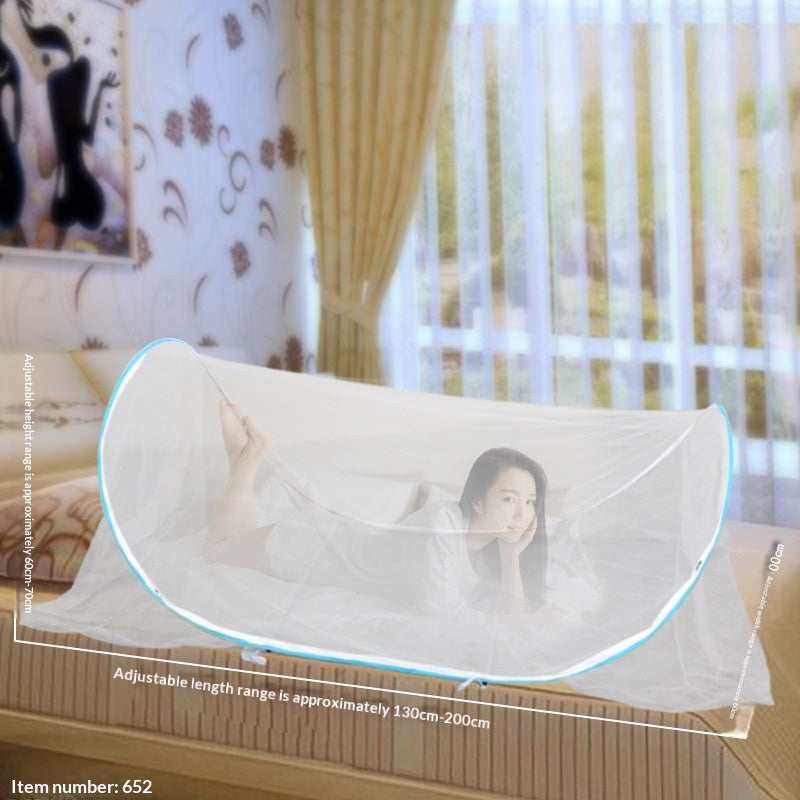 Foldable Portable Mosquito Net for Bed & Travel - Installation-Free Mesh Screen