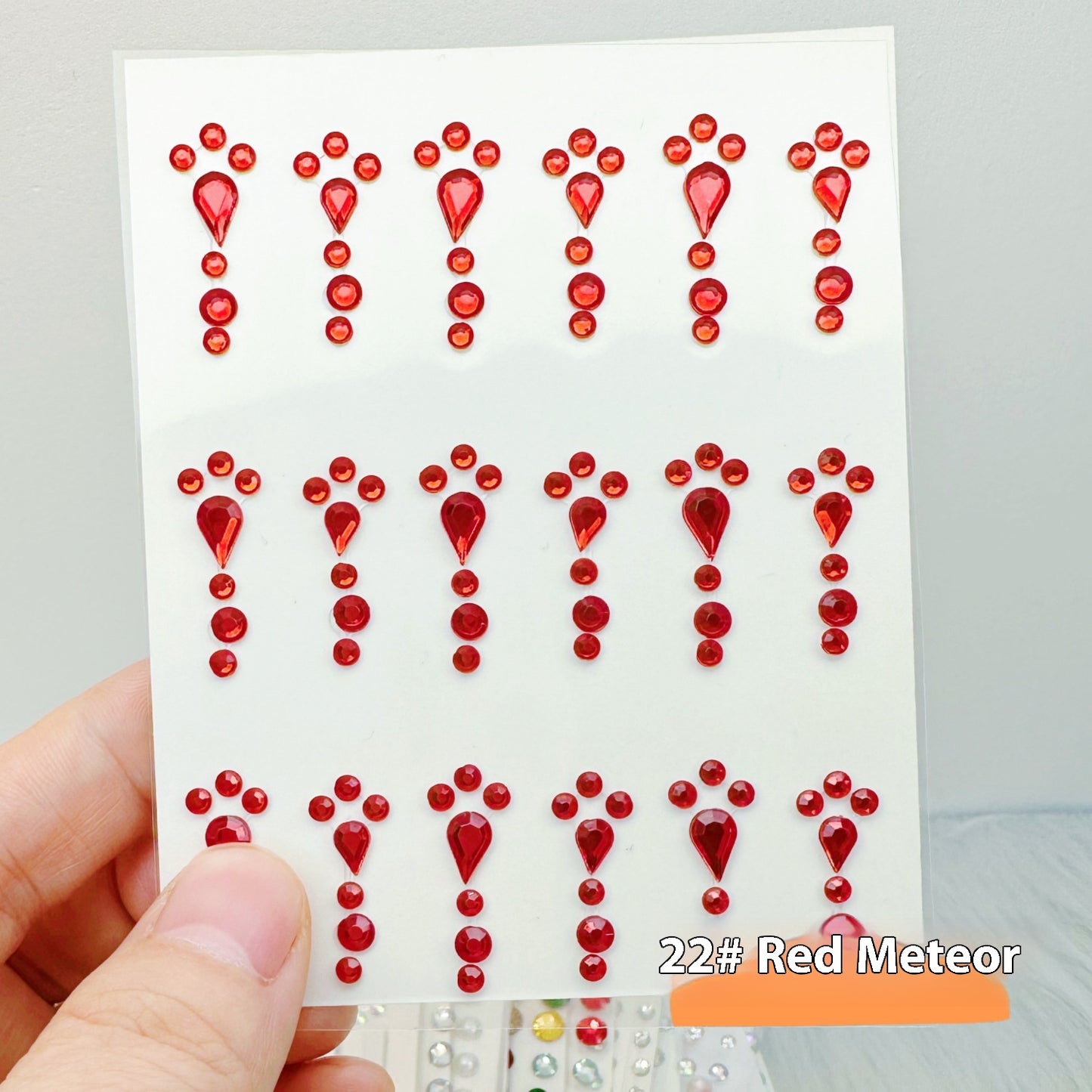 Pearl and Crystal Nail Art Stickers Set for DIY Manicure and Decor