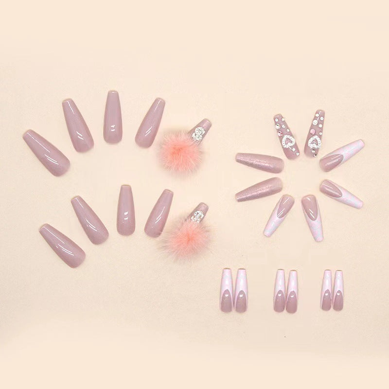 Nail Stickers 24-Piece Set - Bow & Butterfly Design