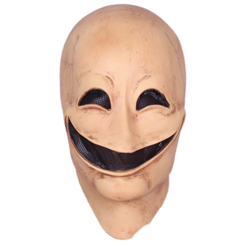 Halloween Alien Mask with Faceless & Smiling Variants - Latex Party Costume