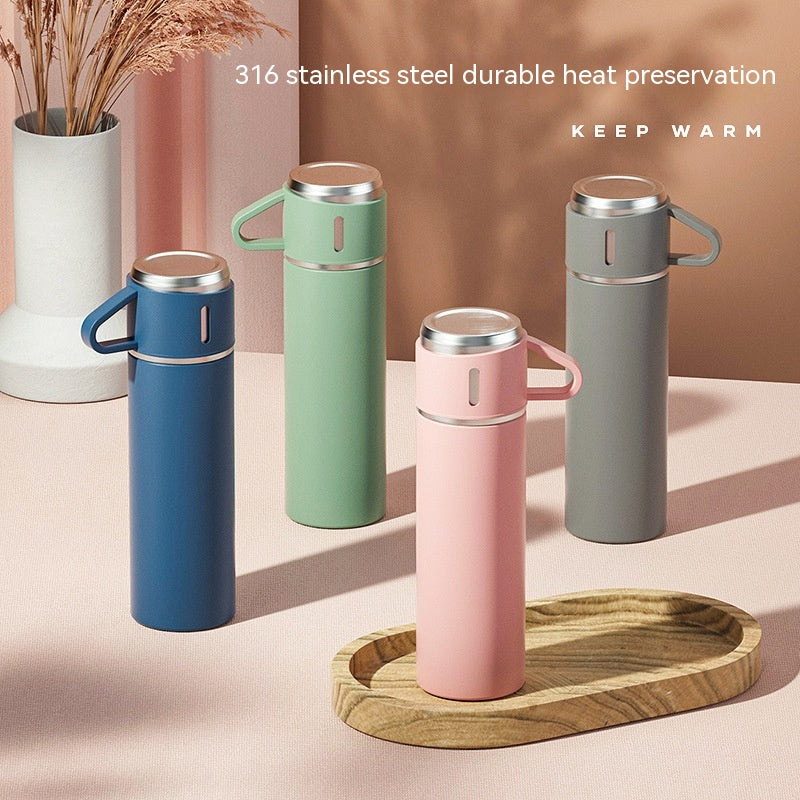 Stainless Steel Vacuum Cup 500ml Car Drinkware Travel Mug Thermos