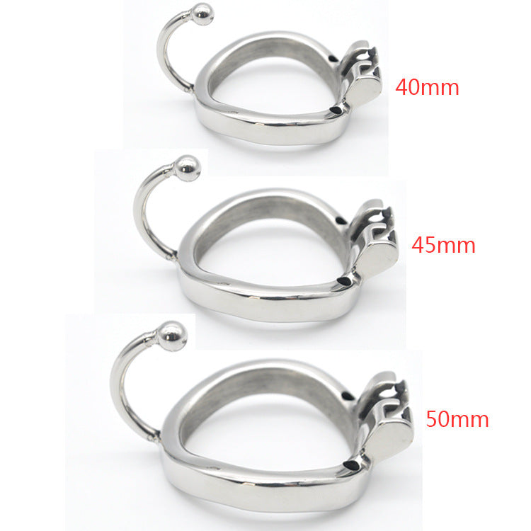 Stainless Steel Lock with Catheter Belt Hook Ring - Adjustable Sizes 40mm-50mm