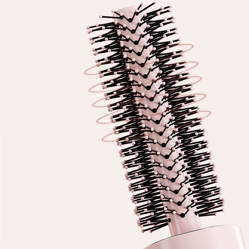 Portable Hair Curling Comb with Inner Buckle Cylinder for Easy Styling