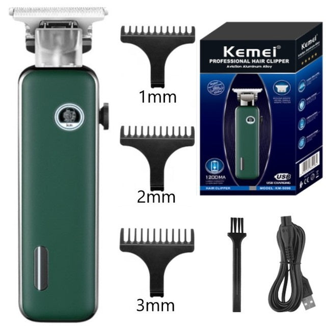 Rechargeable Cordless Hair Clipper with USB Charging, Quiet Grooming Tool