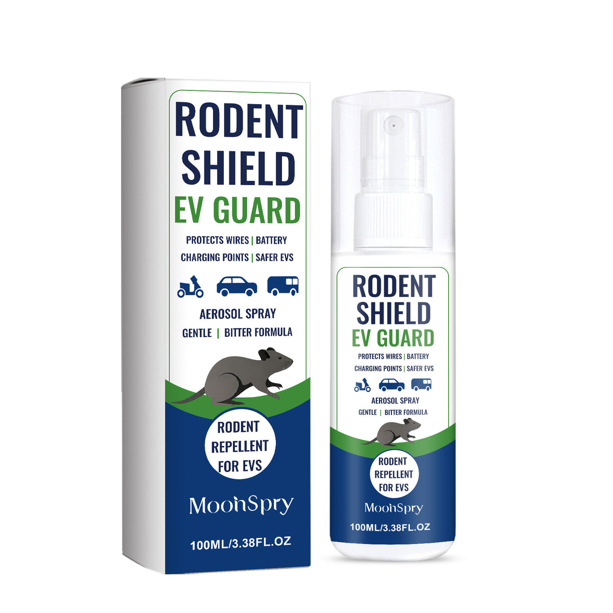 Anti-Rat Spray with Citronella & Peppermint Oil - 100ml for Pest Control
