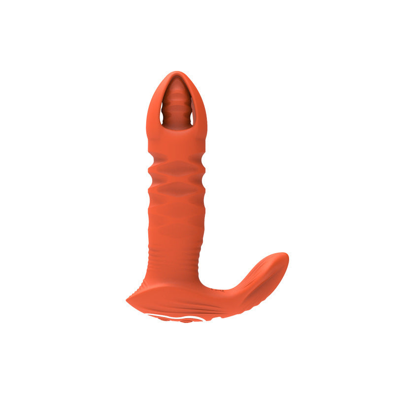 Wireless Remote Control Adult Masturbation Device with Telescopic Prostate Massager
