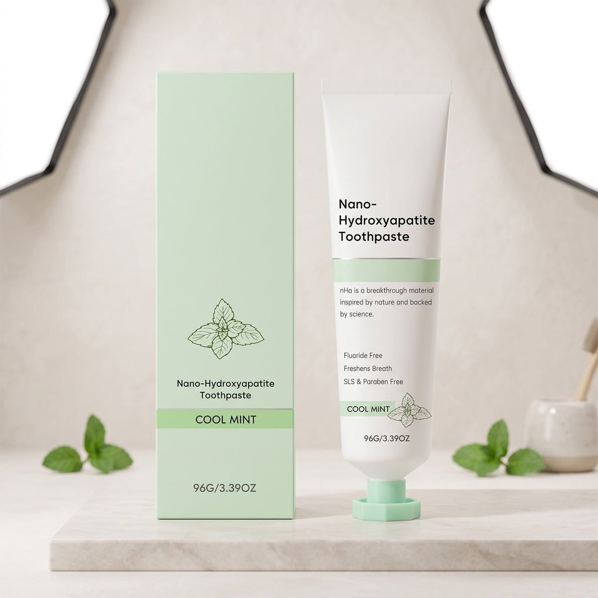 Refreshing Mint Toothpaste 96g - Gentle Oral Care & Fresh Breath