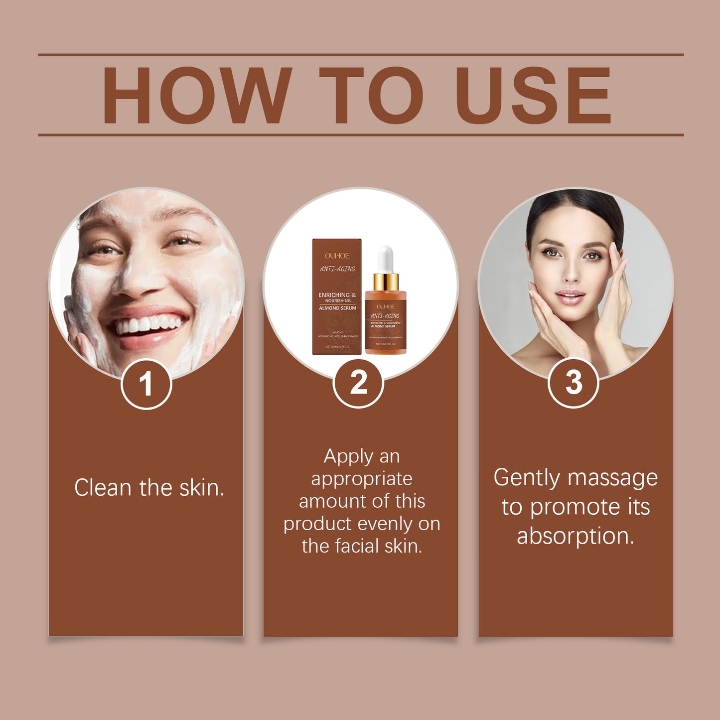 Hydrating Facial Moisturizing Serum - Deep Nourishing Skin Care Essence, 30ml
