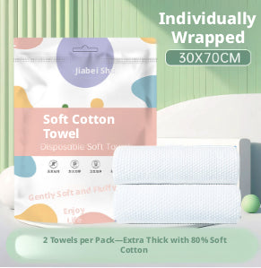 Disposable Towels Pack - Soft Absorbent Bathroom Towels
